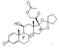 Amcinonide molecular structure (CAS 51022-69-6)
