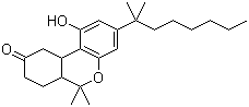 Nabilone molecular structure (CAS 51022-71-0)