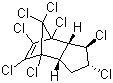 反式-氯丹分子结构 (CAS 5103-74-2)