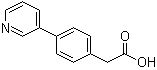 4-(3-Pyridinyl)phenylacetic acid molecular structure (CAS 51061-71-3)