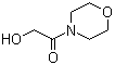 4-(羟基乙酰基)吗啉分子结构 (CAS 51068-78-1)