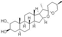 Gitogenin molecular structure (CAS 511-96-6)