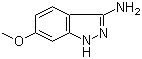 6-甲氧基-1H-吲唑-3-胺分子结构 (CAS 511225-17-5)