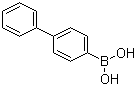 4-联苯硼酸分子结构 (CAS 5122-94-1)