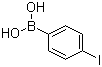 4-碘苯硼酸分子结构 (CAS 5122-99-6)