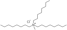 甲基三辛基氯化铵分子结构 (CAS 5137-55-3)