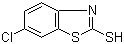 6-Chloro-2-mercaptobenzothiazole molecular structure (CAS 51618-29-2)
