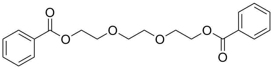 Triethylene glycol dibenzoate molecular structure (CAS 51747-38-7)