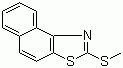 2-甲硫基-beta-萘并噻唑分子结构 (CAS 51769-43-8)