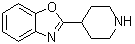 2-(4-哌啶基)-1,3-苯并恶唑分子结构 (CAS 51784-03-3)