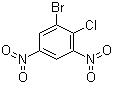 1-氯-2-溴-4,6-二硝基苯分子结构 (CAS 51796-81-7)