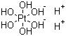 Dihydrogen hexahydroxyplatinate molecular structure (CAS 51850-20-5)
