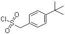 [4-(叔丁基)苯基]甲磺酰氯分子结构 (CAS 519056-61-2)