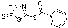2,5-Dimercapto-1,3,4-thiadiazole monobenzoate molecular structure (CAS 51988-14-8)