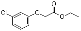 (3-氯苯氧基)乙酸乙酯分子结构 (CAS 52094-98-1)