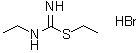 乙基硫代氨基亚胺酸乙酯单氢溴酸盐分子结构 (CAS 52130-11-7)