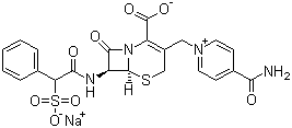 头孢磺啶钠分子结构 (CAS 52152-93-9)