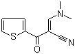 3-(二甲基氨基)-2-(2-噻吩甲酰基)丙烯腈分子结构 (CAS 52200-22-3)