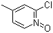 2-Chloro-4-methylpyridine 1-oxide molecular structure (CAS 52313-61-8)