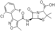Flucloxacillin molecular structure (CAS 5250-39-5)