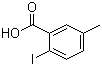 2-Iodo-5-methylbenzoic acid molecular structure (CAS 52548-14-8)