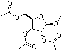 Methyl 2,3,5-tri-O-acetyl-D-ribofuranoside molecular structure (CAS 52554-28-6)