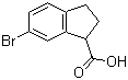 6-Bromo-1-indancarboxylic acid molecular structure (CAS 52651-16-8)