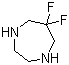 6,6-Difluoro[1,4]diazepane molecular structure (CAS 529509-58-8)