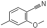 2-Methoxy-4-methylbenzonitrile molecular structure (CAS 53078-69-6)