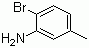 2-Bromo-5-methylbenzenamine molecular structure (CAS 53078-85-6)