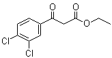 3-(3,4-二氯苯基)-3-氧代丙酸乙酯分子结构 (CAS 53090-43-0)