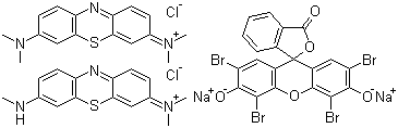 天青 II 曙红分子结构 (CAS 53092-85-6)