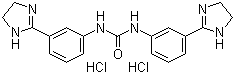 二盐酸双咪苯脲分子结构 (CAS 5318-76-3)