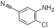 3-氨基-4-氯苯甲腈分子结构 (CAS 53312-79-1)