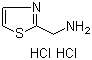 2-噻唑甲胺二盐酸盐分子结构 (CAS 53332-78-8)