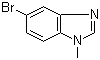 5-溴-1-甲基苯并咪唑分子结构 (CAS 53484-15-4)