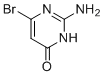 2-氨基-6-溴-4(1H)-嘧啶酮分子结构 (CAS 53557-86-1)