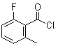 2-Fluoro-6-methylbenzoyl chloride molecular structure (CAS 535961-78-5)
