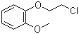 愈创木酚 2-氯乙基醚分子结构 (CAS 53815-60-4)