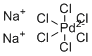 六氯钯酸钠（IV）分子结构 (CAS 53823-60-2)