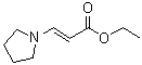 1-吡咯烷丙烯酸乙酯分子结构 (CAS 53927-12-1)