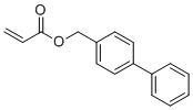 [1,1'-Biphenyl]-4-ylmethyl acrylate molecular structure (CAS 54140-58-8)