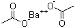 Barium acetate molecular structure (CAS 543-80-6)