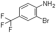 4-氨基-3-溴三氟甲苯分子结构 (CAS 54403-97-3)