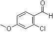 2-氯-4-甲氧基苯甲醛分子结构 (CAS 54439-75-7)