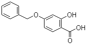 2-羟基-4-(苄氧基)苯甲酸分子结构 (CAS 5448-45-3)