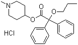 Propiverine hydrochloride molecular structure (CAS 54556-98-8)