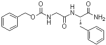 N-[苄氧羰基]甘氨酰-L-苯丙氨酰胺分子结构 (CAS 5513-69-9)