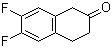 6,7-二氟-3,4-二氢-1H-2-萘酮分子结构 (CAS 552321-02-5)