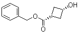 Benzyl cis-3-hydroxycyclobutanecarboxylate molecular structure (CAS 552849-32-8)